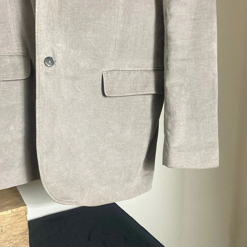 Lineal Juomo velvet grey blazer - Picture 3 of 12